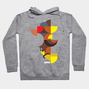 indoor abstract climb Hoodie